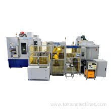 gear automation production line hobbing chamfering shaving